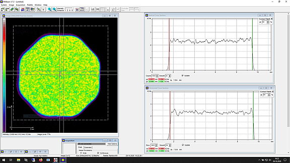 Beam shaping: Large-diameter homogeneous