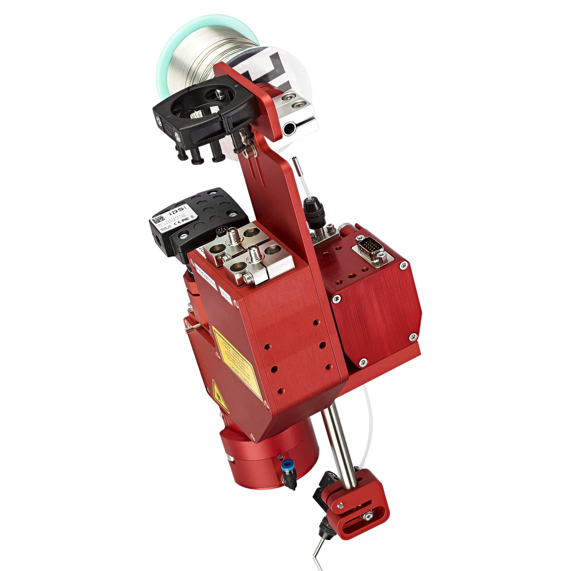 LH200Z Laser process head for laser soldering with wire feeder and